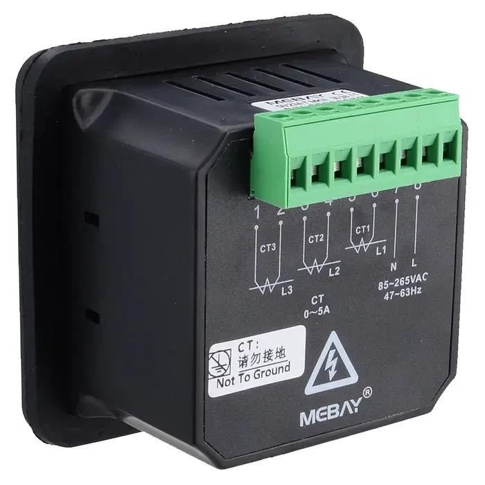 Ampèremètre numérique triphasé 3P AC GV23AT pour techniciens en électrotechnique et ingénieurs, compteur de courant pour générateurs et diagnostics rapides