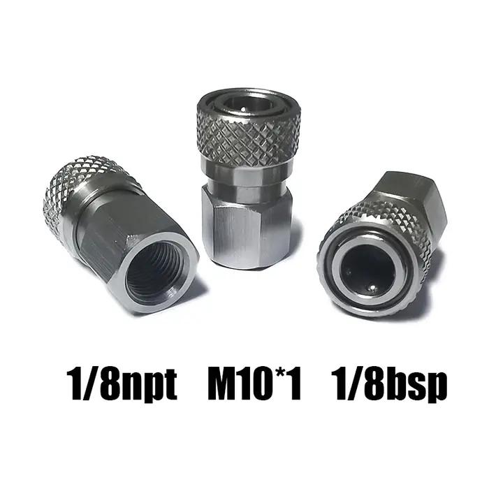 HPA Air-Adaptateur mâle et femelle à déconnexion rapide, 8mm, remplissage continents, haute pression