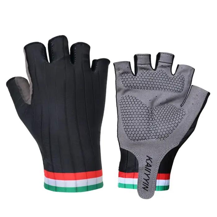 Nouveau Pro Aero Bike Team gants de cyclisme demi doigt en plein air vélo de route Sport