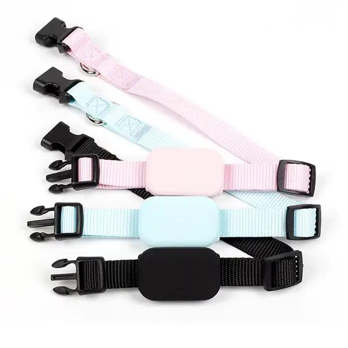 Traceur GPS pour animaux de compagnie à distance, étanche, suivi en temps réel, alerte de mouvement, collier anti-perte pour chien et chat, localisateur mondial compatible avec l'application Apple Fin