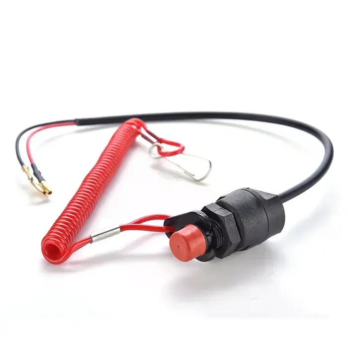 Accessoire de sécurité lanière d'attache pour moteur hors-bord scooter ATV interrupteur d'arrêt vert armée occasion spéciale