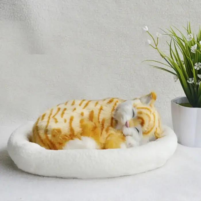 Chien en peluche respirant noir et blanc pour adultes et enfants