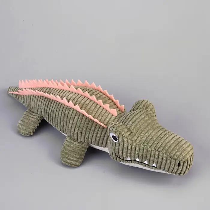 Jouet réaliste en peluche Crocodile pour chien
