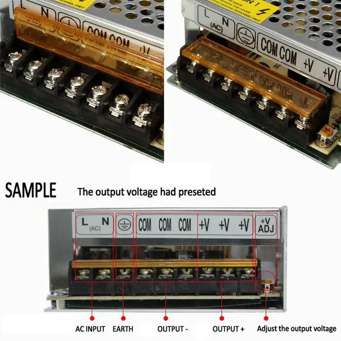 Commutateur d'alimentation LED, adaptateur TransDevices, DC 5V, pipeline, bande LED, 3A, 4A, 5A, 8A,