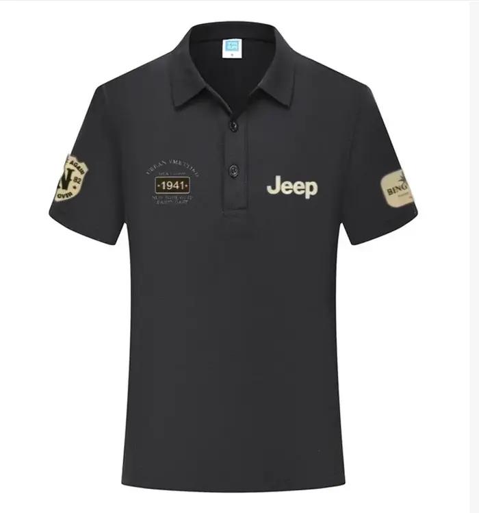 T-shirts et polos d'été de haute qualité, style Jeep 2026, chemises décontractées à manches courtes