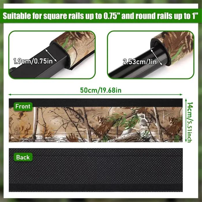Support d'arbre de Camouflage, coussinets de Rail, housse d'accoudoir antidérapante, trépied de chasse, Rail de tir, support d'escalade, équipement de chasse au cerf en plein air
