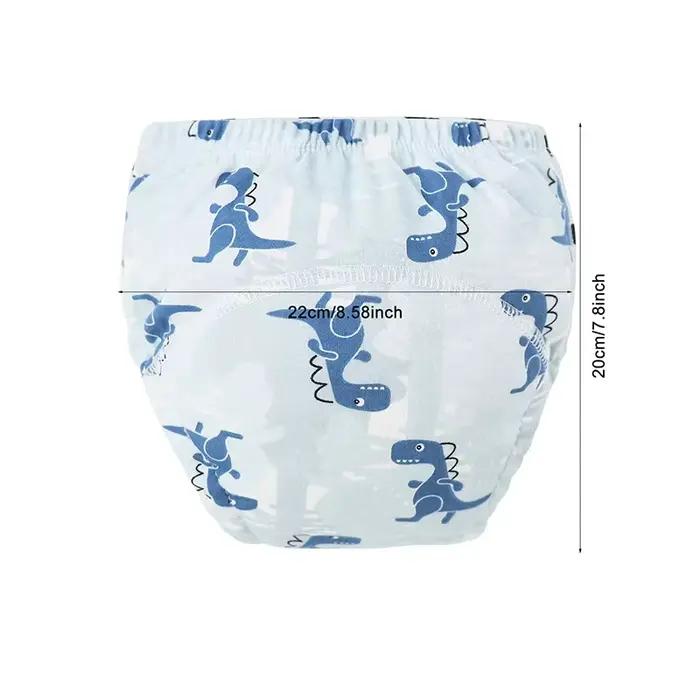 Ensemble de couches et pantalons pour bébé, pantalons d'entraînement imprimés de dessins animés pour