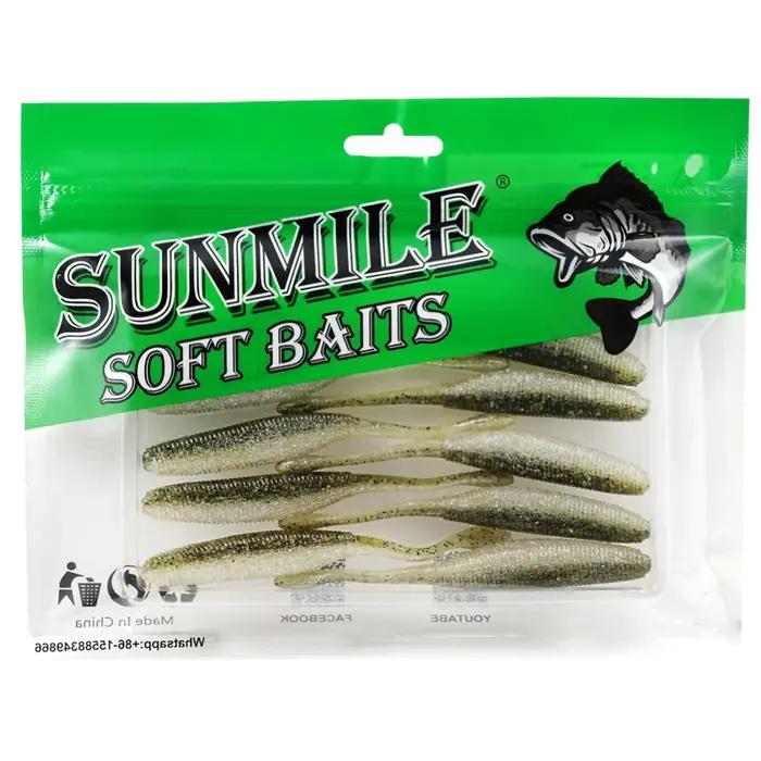 SUNMILE Leurres de pêche goutte appâts souples 7.5/9.5/11.5 cm Leurre souple Iscas appâts artificiel