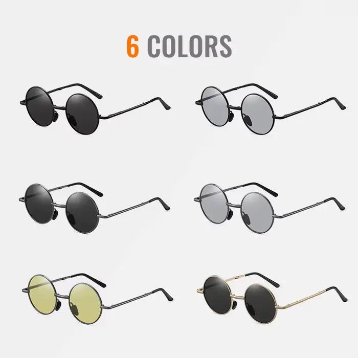 Toketorisme lunettes de soleil photochromiques lunettes polarisées pliables pour la conduite en plei