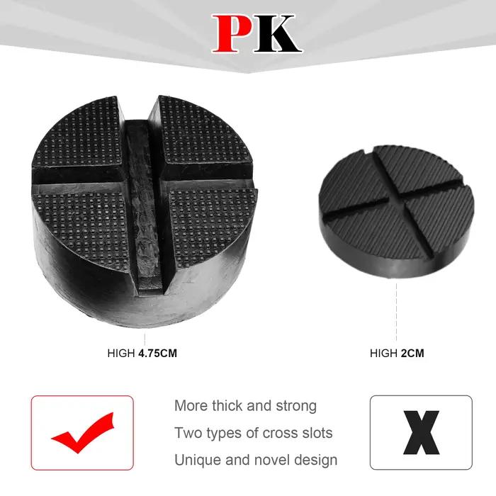 Adaptateur universel de coussin de cric à fente croisée en caoutchouc pour voiture, protection de Ra