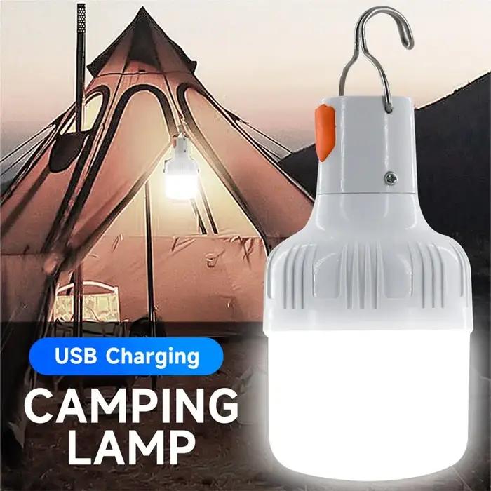 Ampoule LED d'extérieur, lampe Mobile Rechargeable par USB, Super lumineuse, Portable, pour tente, m