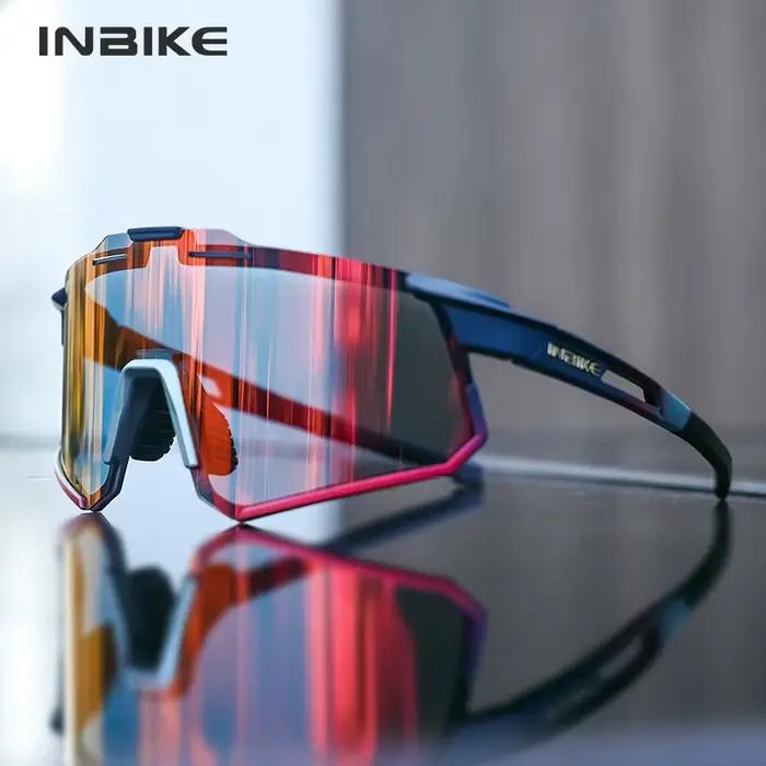 INBIKE-Lunettes de soleil de cyclisme photochromiques pour hommes, lunettes de vélo de route profess