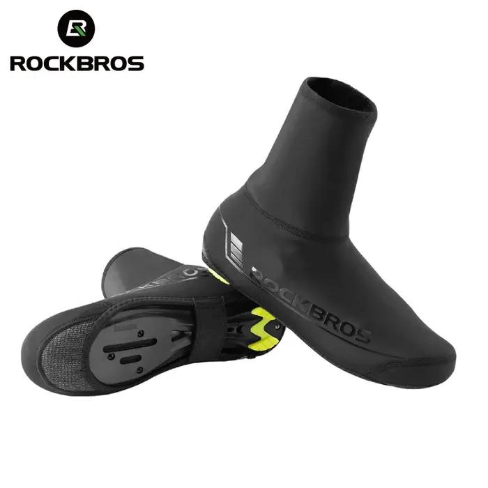 ROCKBROS hiver cyclisme couvre-chaussures vtt plus chaud couvre-chaussures vélo chaussures couvre ré