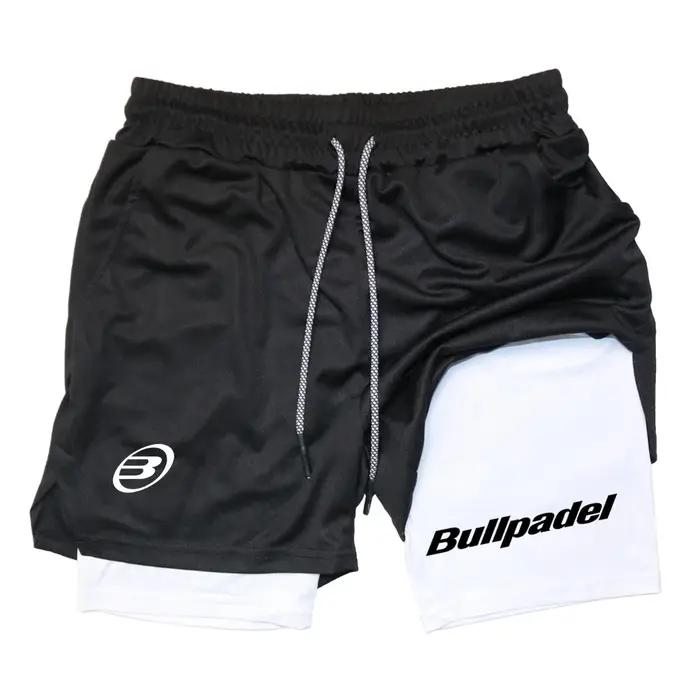 Shorts de sport de padel pour hommes, shorts de tennis respirants, pantalons de badminton à séchage rapide, pour la course sportive en plein air, nouvelle collection été