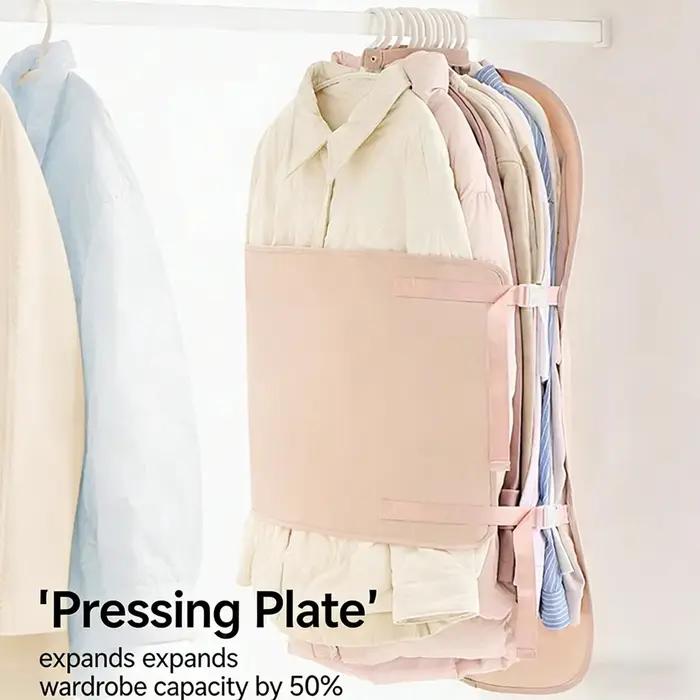 Housse de rangement compressible en tissu non tissé pour vêtements et doudounes, polyvalente, anti-poussière, pour garde-robe et organisation de vêtements occasions spéciales