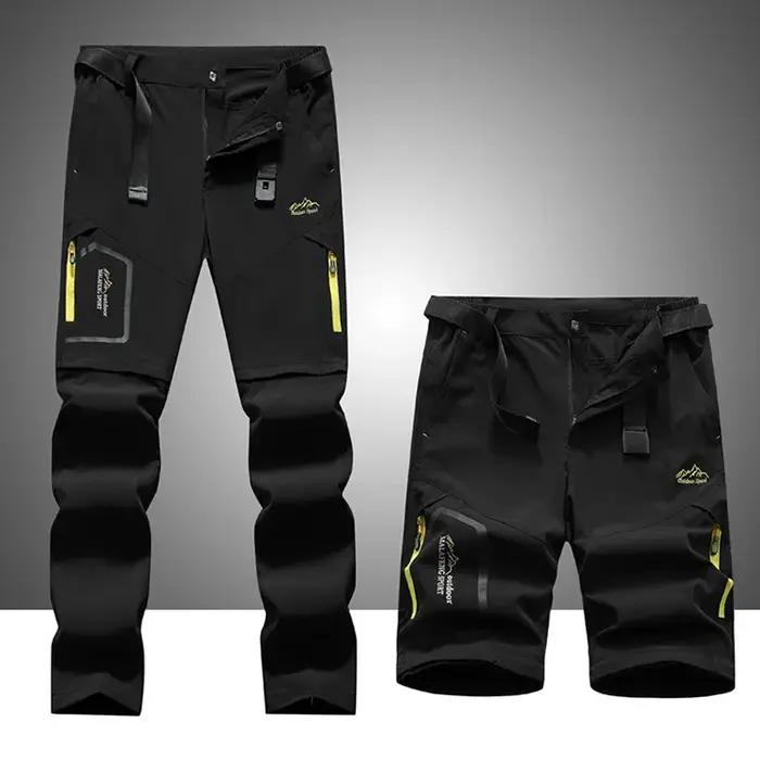 Pantalon randonnée démontable couple homme femme printemps camping trekking respirant séchage rapide outdoor