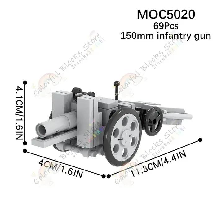 Jouets éducatifs de construction militaire MOOXI avec blocs d'armes et accessoires pour enfants de 14 ans et plus
