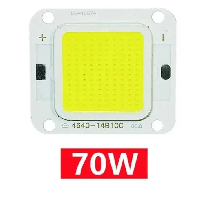 HHLZYH-Puce COB LED Super Puissante, Ampoules de Projecteur à Diode, Source de Lampe de Plafond, DIY