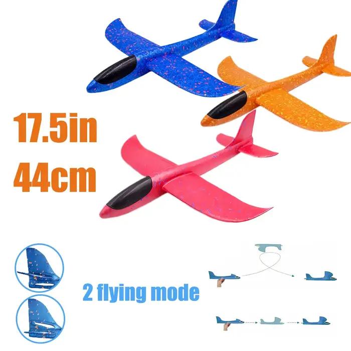 Avion en mousse DSUE 44cm avec modes de vol planeur et inverseur pour enfants 4-12 ans jouer en plein air occassions spéciales