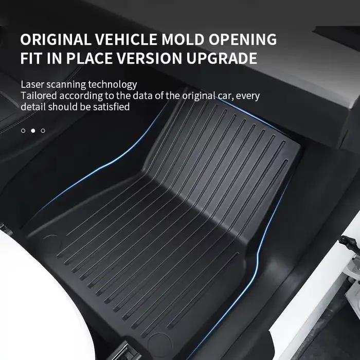 Tapis de sol TPE durables et imperméables pour Tesla New Model 3 Highland 2026-2024