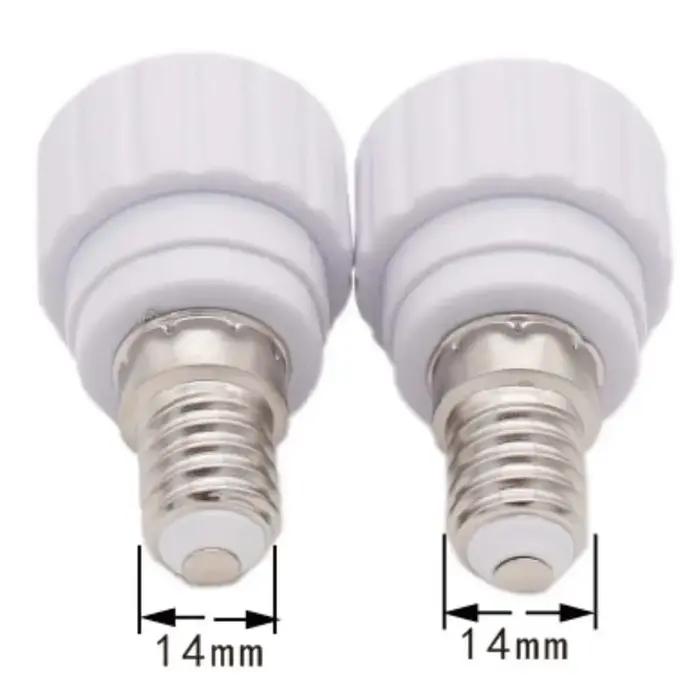 Base en céramique blanche E14 à GU10, support de lampe Led, convertisseur, adaptateur de douille d'a