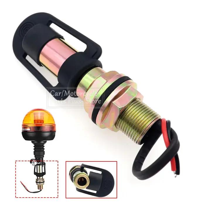 Support de montage de balise clignotante rotative en métal, tige Flexible, pôle DIN, lumière de mont