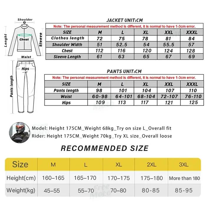 Imperméable de moto imperméable pour hommes et femmes