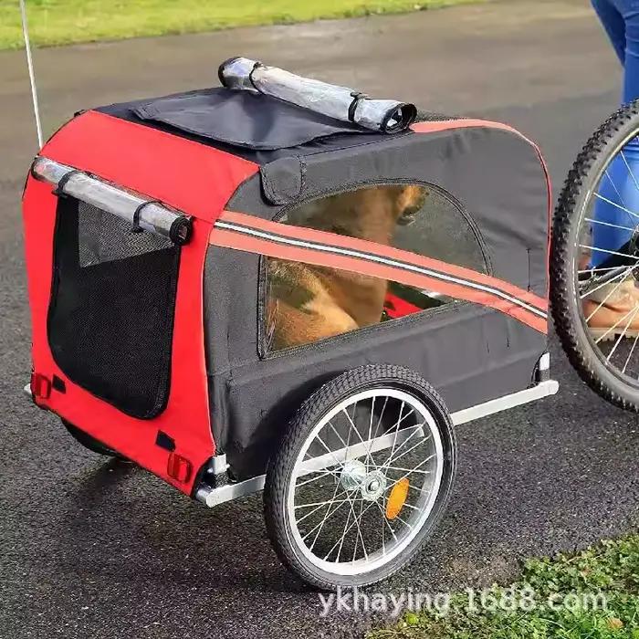 Remorque de vélo multifonctionnelle pour chien