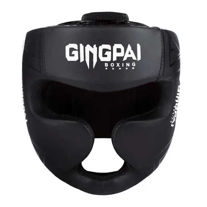 Casque De Kick Boxing karaté Muay Thai Guantes De Boxeo couvre-chef De combat gratuit MMA protège-tête Sanda entraînement adultes enfants équipement
