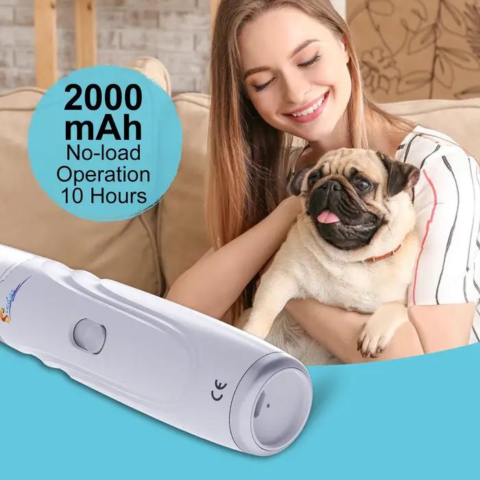 Broyeur à ongles électrique aste par USB pour animaux de compagnie