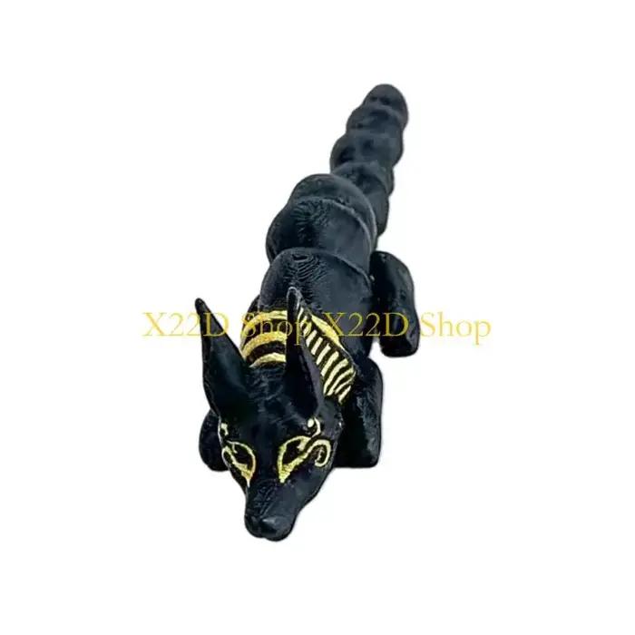 Statuette d'Anubis Articulée en Plastique de Haute Qualité pour Décoration de Bureau ou Salon Occasions Spéciales