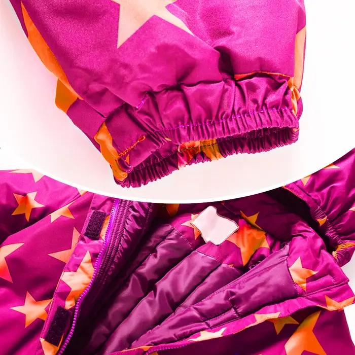 Combinaison de snowboard pour enfants hiver unisexe à capuche imperméable et coupe-vent en polyester avec doublure polaire pour garçons et filles 7-13 ans occassions spéciales de ski et snowboard
