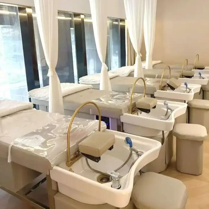 Pompe de sortie d'eau pour spa capillaire de salon de coiffure, équipement de massage, dispositif de lavage de cheveux pour lit de lavage, pommeau de douche