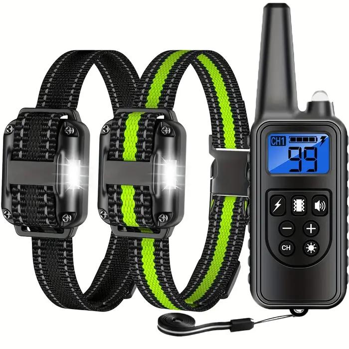Collier anti-choc pour chien avec télécommande
