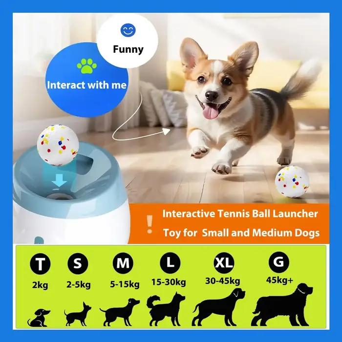 Lanceur de balle de Tennis pour chien