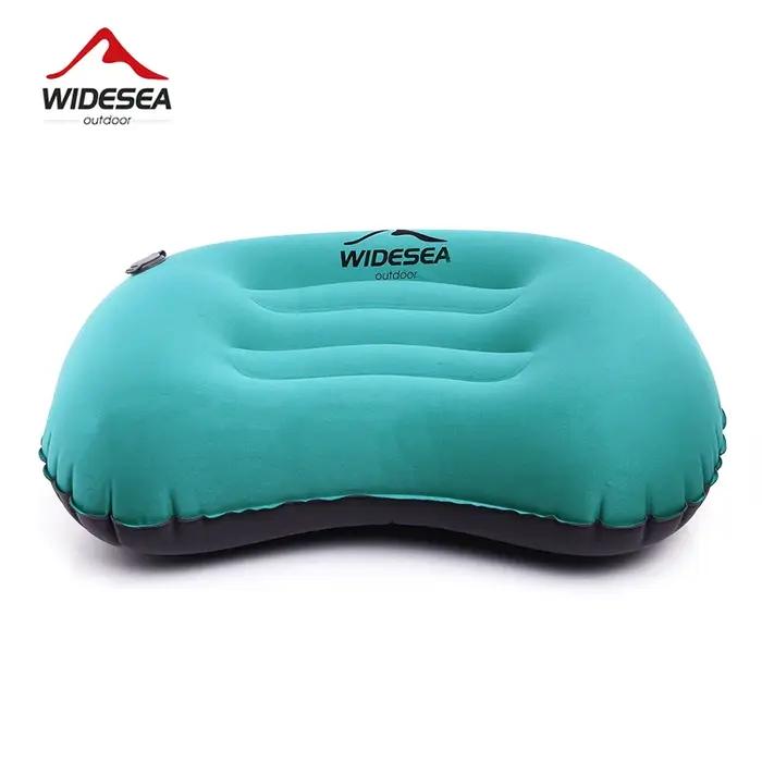 Widesea – oreiller gonflable Portable, équipement de Camping, coussin d'air pliable et compressible,
