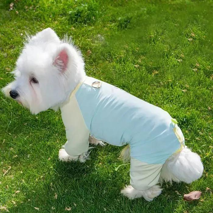 Veste rafraîchissante en fibre pour chiens protection solaire uv pour activités estivales chiens petites et moyennes tailles