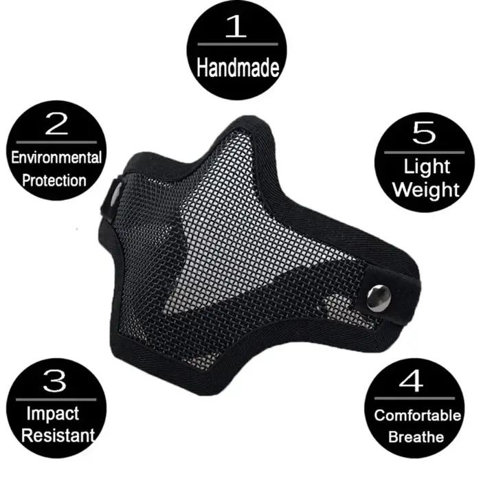 1PC Tacticals Protective Strike Paintball Mesh Camouflage