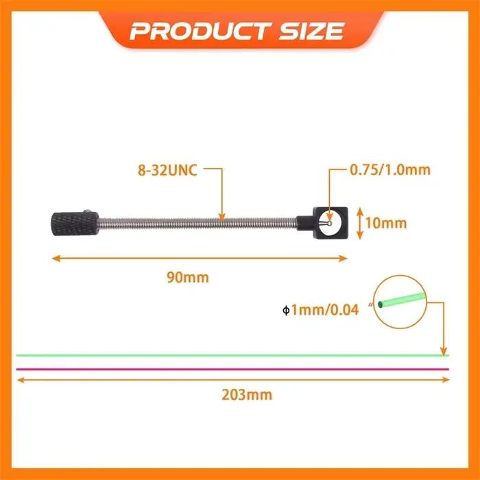 NIKA-Broche de visée à fibre optique, équipement de tir à l'arc