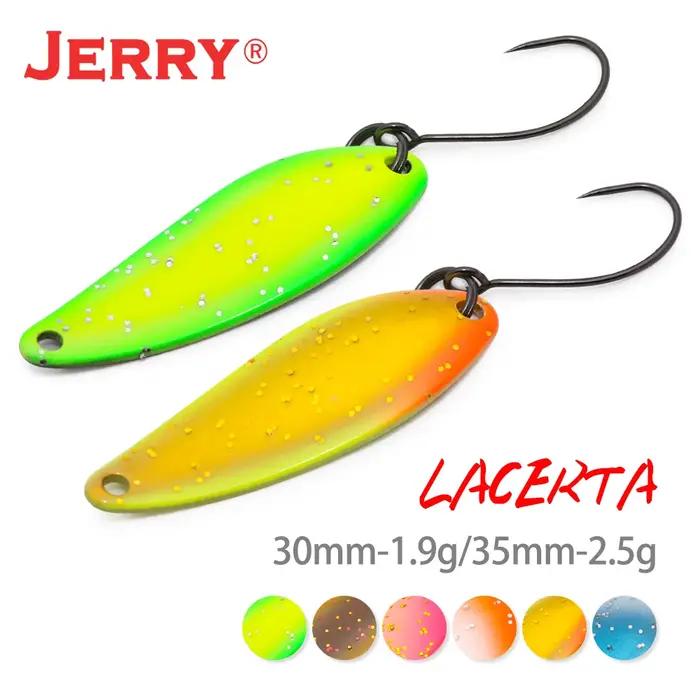Jerry Lacerta pêche spinning cuillère leurres 1.9g 2.5g Aera truite pêche à la traîne crochets simpl