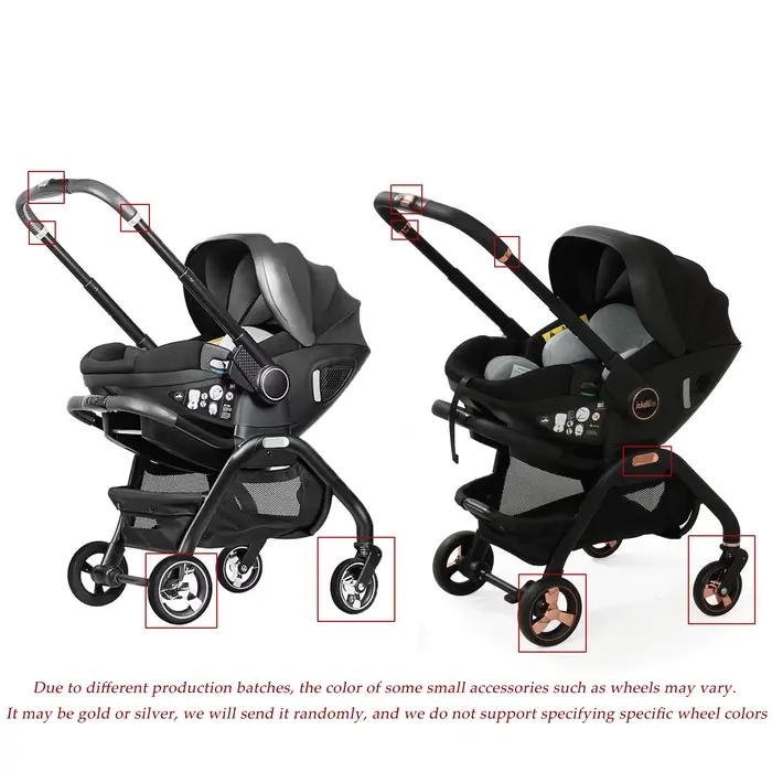 Nouveau bébé poussette 3in1 nouveau-né Portable enfant siège de voiture de luxe bébé poussette multi