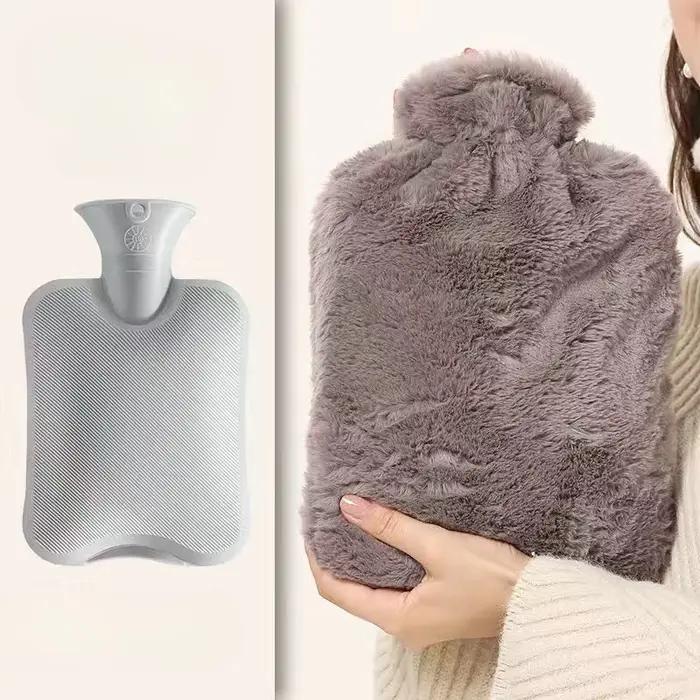 Sac à eau chaude en peluche réutilisable pour filles, compresse chaude, crampes menstruelles, 3,1000