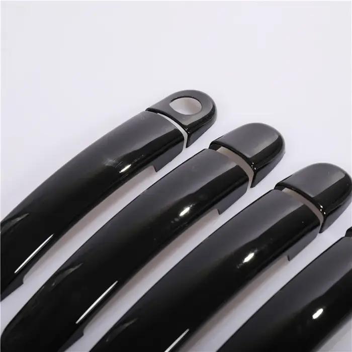 Pour VW Golf 5 MK5 Volkswagen Golf V lapin 1K 2004-2009 noir brillant Chrome poignée de porte de voi
