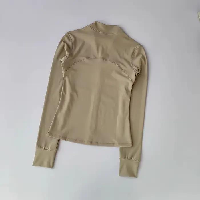 Vestes de sport pour femmes, veste de sport à manches longues à séchage rapide, manteau d'entraîneme