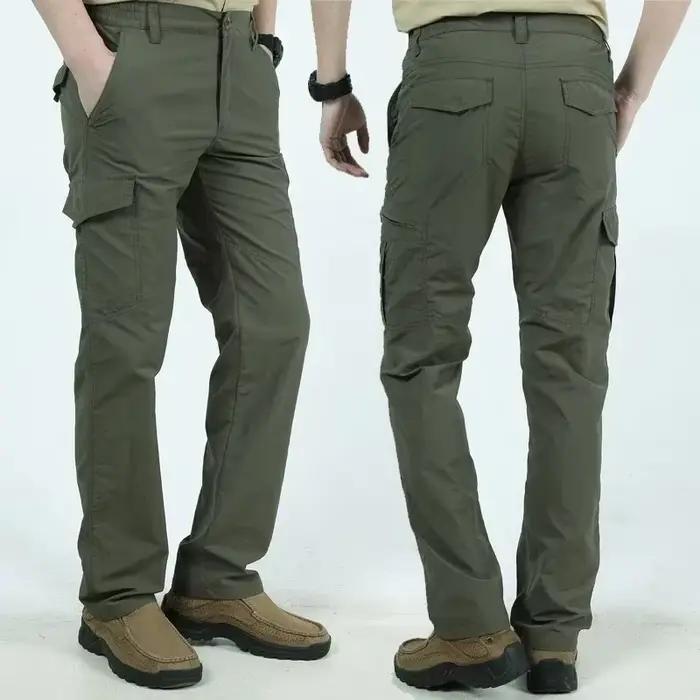 Pantalon cargo tactique imperméable homme 2024 - Chasse été, militaire, outdoor - Respirant et séchage rapide