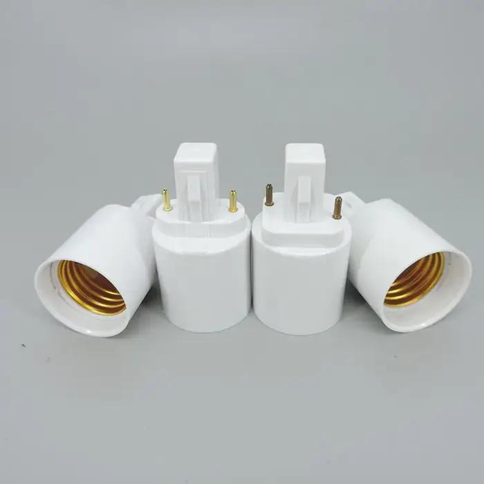 Adaptateur d'alimentation ABS LED AC G23 G24 à E27, prise halogène CFL, convertisseur de Base de lam