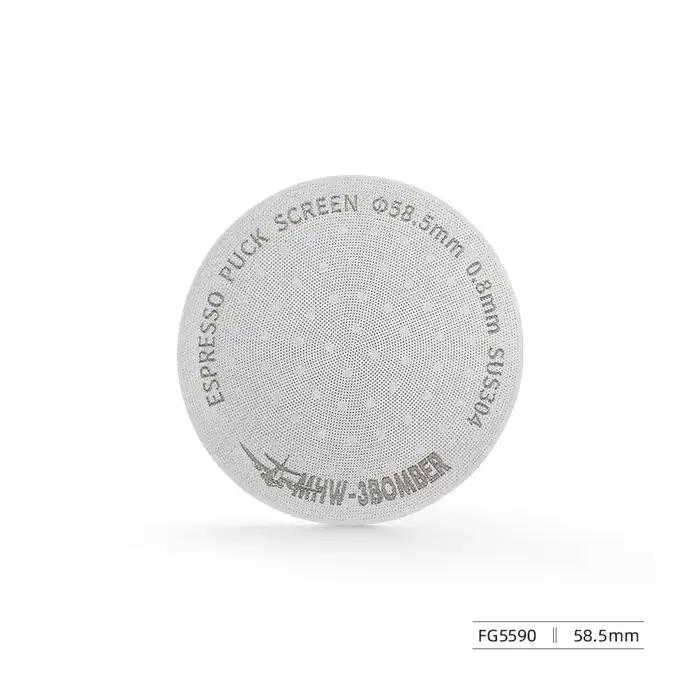 Écran de rondelle d'espresso de revêtement en titane MHW-3BOMBER 51/2/53/58mm filtre en métal réutilisable épaisseur