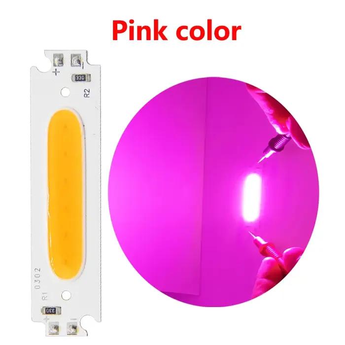 SUMBULBS 60*15mm LED COB bande Source de lumière pour Module Led 8 couleurs COB LED ampoule 12V DC 2W puce FLIP