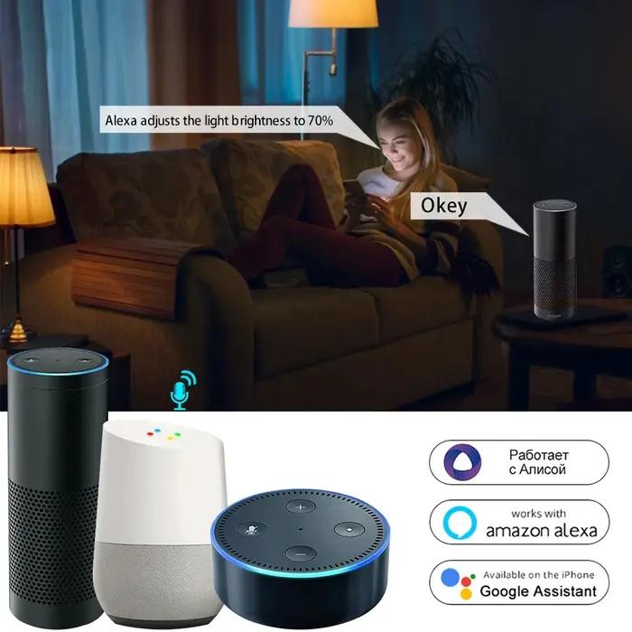 Ampoules Led intelligentes E14, Wifi, Bluetooth, Tuya, projecteur de vie intelligente, lampe RGB, co