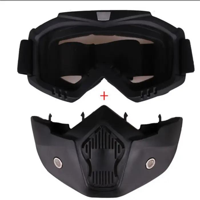 Lunettes de Motocross anti-poussière, réglables, respirantes, protection complète du visage, masque